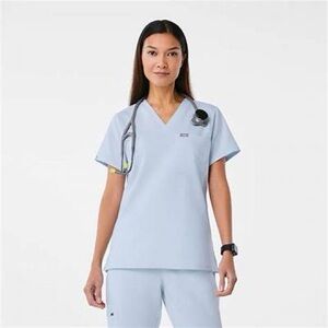 FIGS Women’s Open Skies Catarina Scrub Top and Zamora Jogger Size S